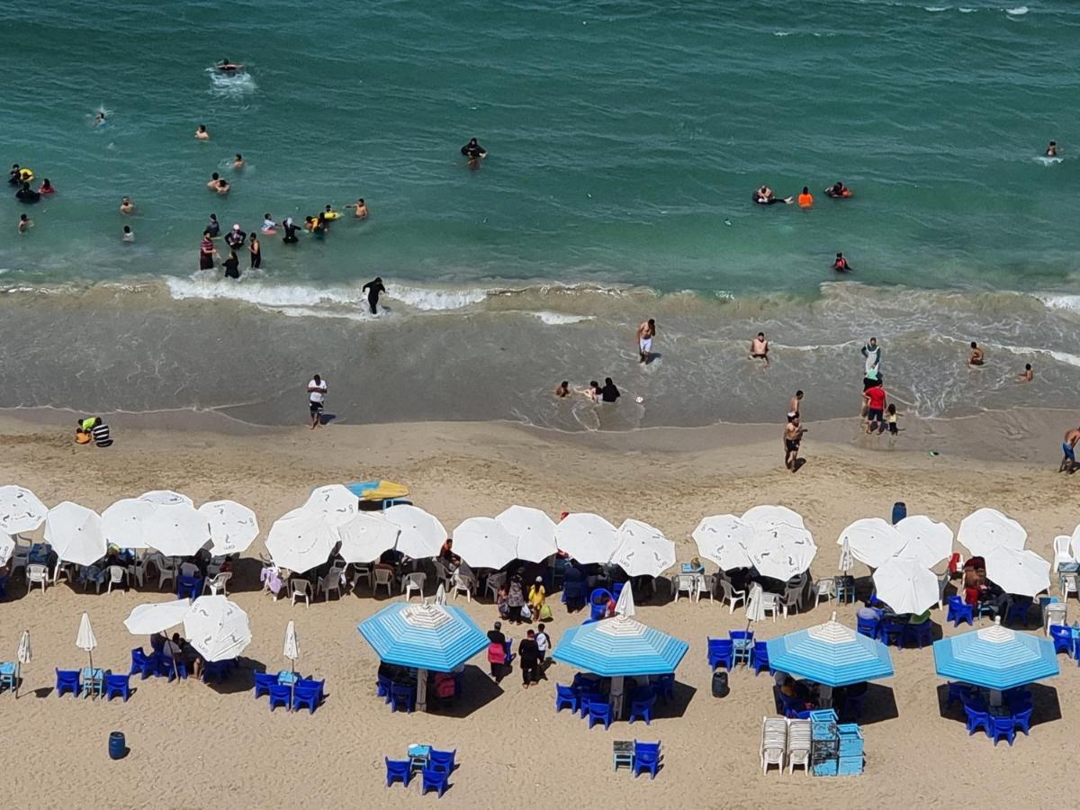 אלכסנדריה Panoramic Sea View Zamzm Flat Miami Family شقة فندقية زمزم بانورما بشاطئ ميامي - الاسكندرية صف اول مباشر علي بحر - عائلات فقط מראה חיצוני תמונה