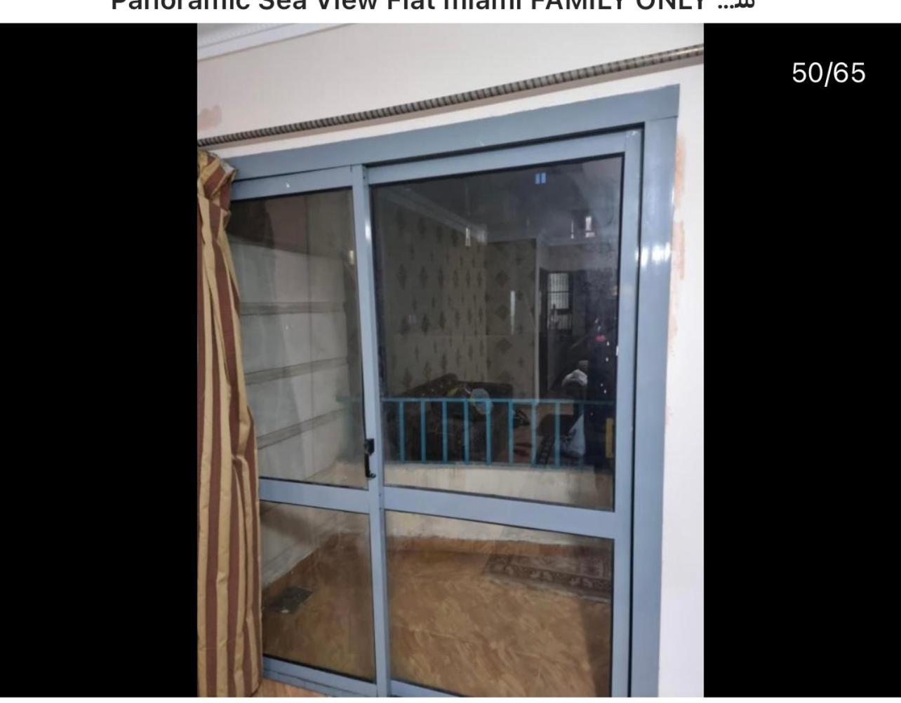 אלכסנדריה Panoramic Sea View Zamzm Flat Miami Family شقة فندقية زمزم بانورما بشاطئ ميامي - الاسكندرية صف اول مباشر علي بحر - عائلات فقط מראה חיצוני תמונה